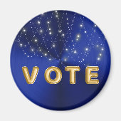 Midnight Blue Starlight Cascade Vote マグネット (正面)