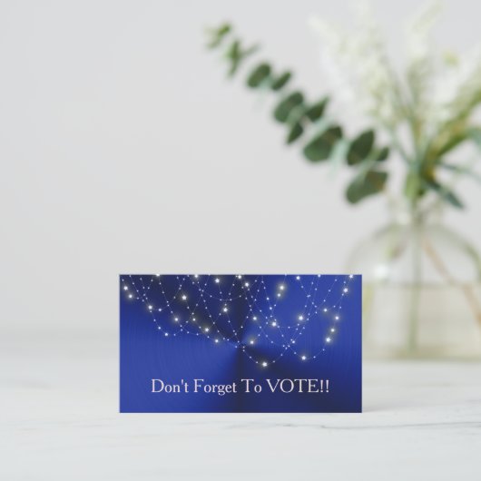 Midnight Blue Starlight Cascade Vote Reminder 名刺 (スタンド正面)