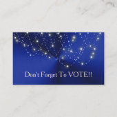 Midnight Blue Starlight Cascade Vote Reminder 名刺 (正面)