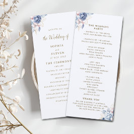 Midnight Blue & White Floral Elegance プログラム