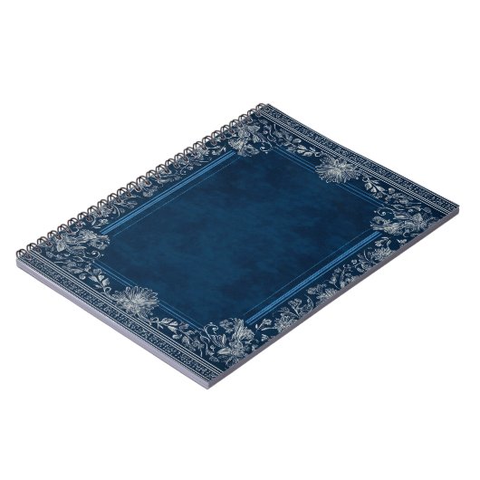 Midnight Botanical Frame Custom ノートブック (左側)