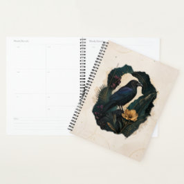 Midnight Botanical Raven プランナー手帳