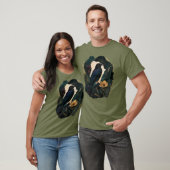 Midnight Botanical Raven Tシャツ (ユニセックス)