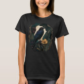 Midnight Botanical Raven Tシャツ (正面)
