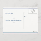 Midnight Breeze - 結婚s Photo Thank Youポストカード ポストカード (裏面)