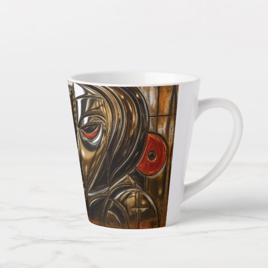 Midnight Bronze Muse Metal カフェラテマグ (右)