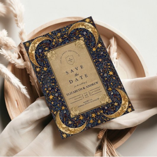 Midnight Celestial Baroque Wedding セーブザデート
