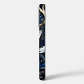 Midnight Celestial Floral Gothic Deer  Case-Mate iPhoneケース (裏面 / 左)