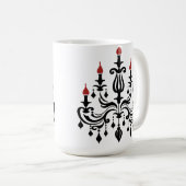 Midnight Chandelier – simple, moody, and evocative コーヒーマグカップ (正面右)