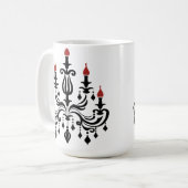 Midnight Chandelier – simple, moody, and evocative コーヒーマグカップ (正面左)