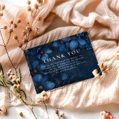 Midnight Copper Garden Wedding サンキューカード