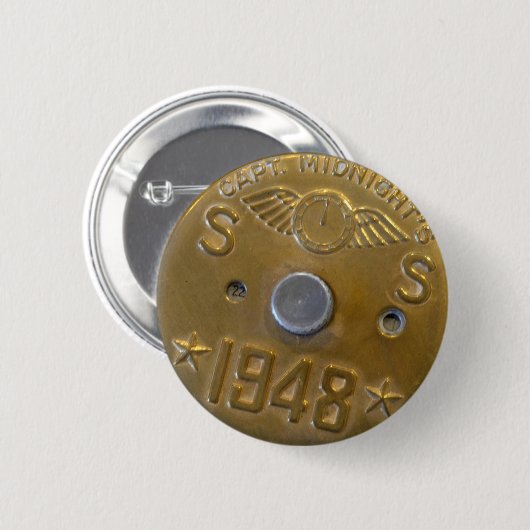 Midnight Decoder Badge 1948年大尉 缶バッジ (正面&裏面)