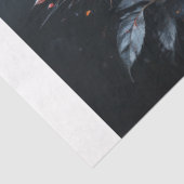 Midnight Elegance: Pink Roses Decoupage 薄葉紙 (詳細)