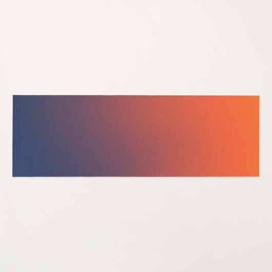 Midnight Ember Gradient ヨガマット (正面(横))