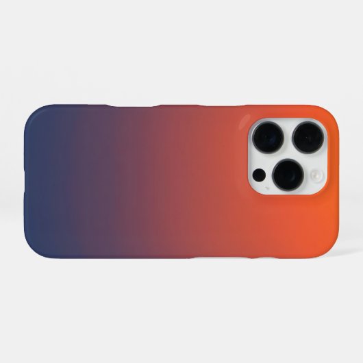 Midnight Ember Gradient iPhoneケース (裏面横)