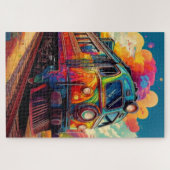 Midnight Express of Color – A Vibrant Journey ジグソーパズル (横)