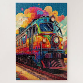 Midnight Express of Color – A Vibrant Journey ジグソーパズル