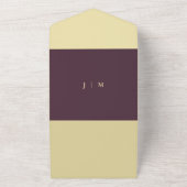 Midnight Fig Wedding script we do All In One オールインワン招待状 (外側)