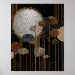 Midnight Forest #10 - 4x5 Digital Download ポスター