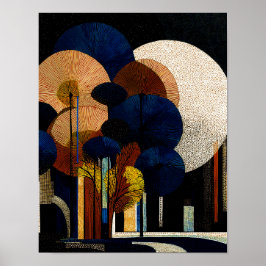 Midnight Forest #13 - 4x5 デジタルダウンロード ポスター