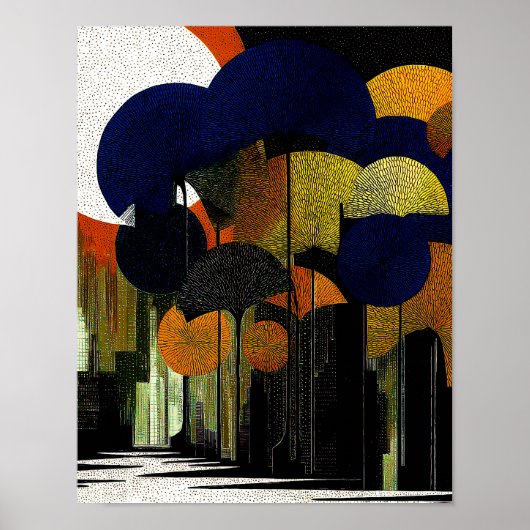 Midnight Forest #16 - 4x5 Digital Download ポスター (正面)