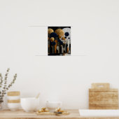 Midnight Forest #9 - 4x5 Digital Download ポスター (キッチン)