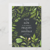 Midnight Garden日付カードを保存 セーブザデート (正面)