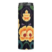 Midnight Garden Floral Travel Tumbler タンブラー (裏面)