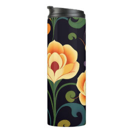 Midnight Garden Floral Travel Tumbler タンブラー