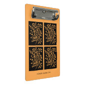 Midnight Garden Line Golden Amber ミニクリップボード (アングル)