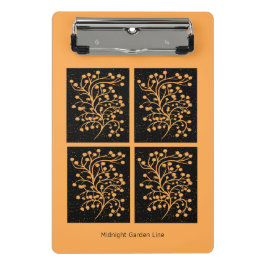 Midnight Garden Line Golden Amber ミニクリップボード