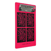 Midnight Garden Line Raspberry Bloom ミニクリップボード (アングル)