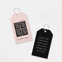 Midnight Garden Line Soft Pink ギフトタグ