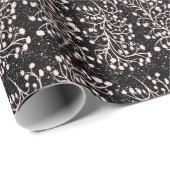 Midnight Garden Line Soft Pink ラッピングペーパー (ロールコーナー)