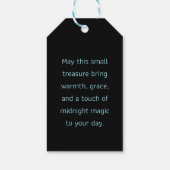 Midnight Garden Line Turquoise Mist ギフトタグ (裏面)