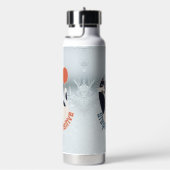 Midnight Garden Stay Pawsitive Tuxedo Cat 20oz Jum ウォーターボトル (右面)