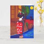 Midnight Geisher Greeting Card カード (黄色い花)