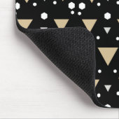 Midnight Geometry Luxe Tie マウスパッド (コーナー)