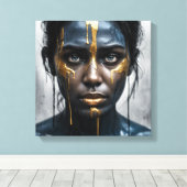 Midnight Gold キャンバスプリント (インサイチュ (ウッドフロア))