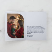 Midnight Gold Fun Retro Christmas Photos シーズンカード (内部)