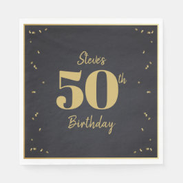 Midnight Gold Milestone スタンダードランチョンナプキン