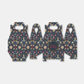 Midnight Gold Ornaments Christmas Pattern フェイバーボックス (折り畳みなし)