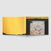 Midnight Gold Photograph Wedding ゲストブック (全面)