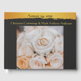 Midnight Gold Photograph Wedding ゲストブック