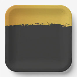 Midnight Gold Wedding ペーパープレート