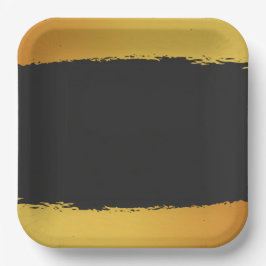 Midnight Gold Wedding ペーパープレート