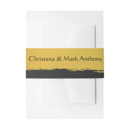 Midnight Gold Wedding  招待状ベリーバンド