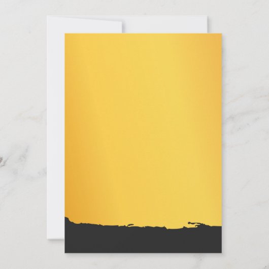 Midnight Gold Wedding 招待状 (裏面)