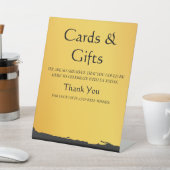 Midnight Gold Wedding Cards & Gifts  台座サイン (インサイチュ)