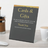 Midnight Gold Wedding Cards & Gifts  台座サイン (インサイチュ)